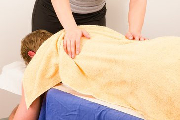 heated towel massage